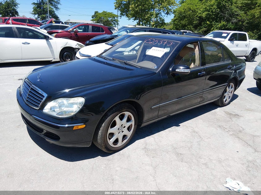 2003 Mercedes-benz S class VIN WDBNG84J63A349759 IAAI salvage auction — NORMAL WEAR, Original (Kentucky), sold $1,400 on 2026-07-06 (photo 2)