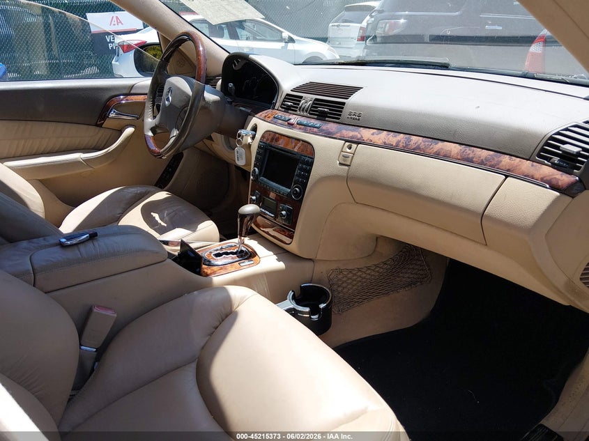 2003 Mercedes-benz S class VIN WDBNG84J63A349759 IAAI salvage auction — NORMAL WEAR, Original (Kentucky), sold $1,400 on 2026-07-06 (photo 5)