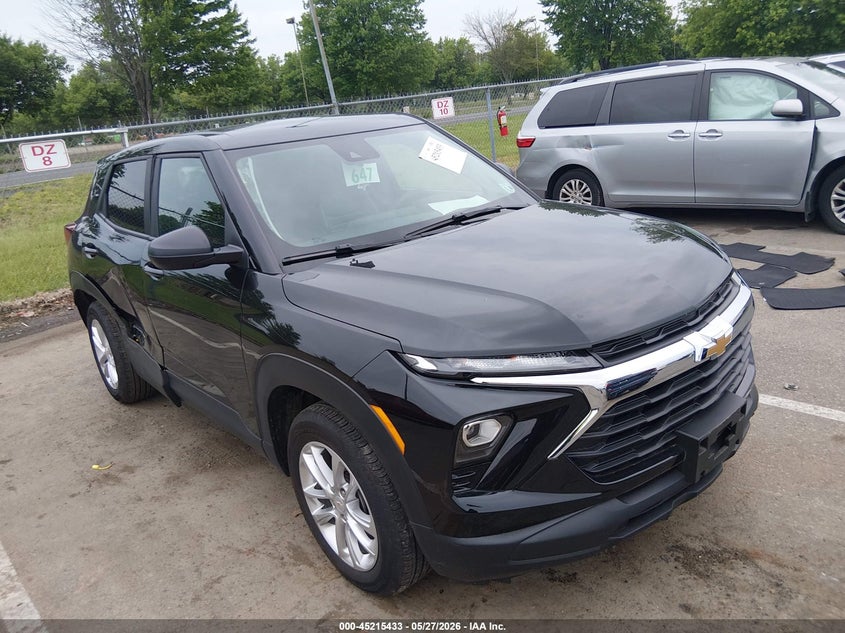 2025 Chevrolet Trailblazer VIN KL79MMSP5SB097407 IAAI salvage auction — RIGHT SIDE, Salvage Title, sold $6,300 on 2026-07-20 (photo 1)