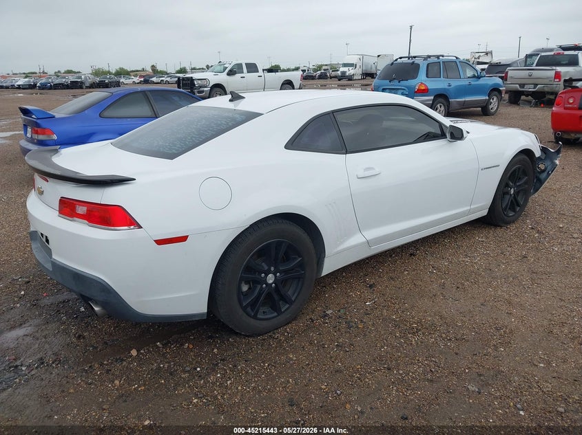 2014 Chevrolet Camaro VIN 2G1FB1E3XE9307775 IAAI salvage auction — FRONT END, Original (Texas), sold $2,650 on 2026-07-22 (photo 4)