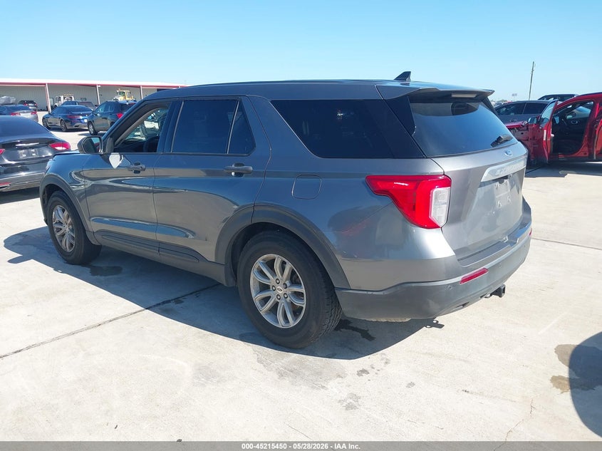 2021 Ford Explorer VIN 1FMSK7BH9MGA14907 IAAI salvage auction — HAIL, Original (Texas), sold $8,625 on 2026-08-21 (photo 3)