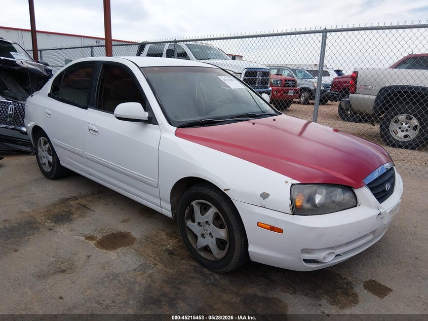 2004 Hyundai Elantra VIN KMHDN46D24U917617 IAAI salvage auction — FRONT & REAR, Original (Texas), sold $300 on 2026-07-15 (photo 1)
