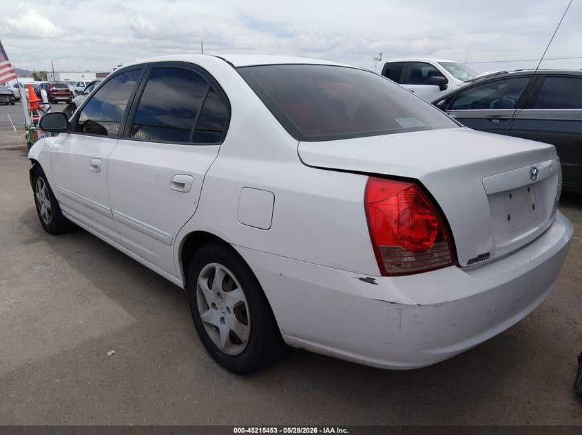 2004 Hyundai Elantra VIN KMHDN46D24U917617 IAAI salvage auction — FRONT & REAR, Original (Texas), sold $300 on 2026-07-15 (photo 3)