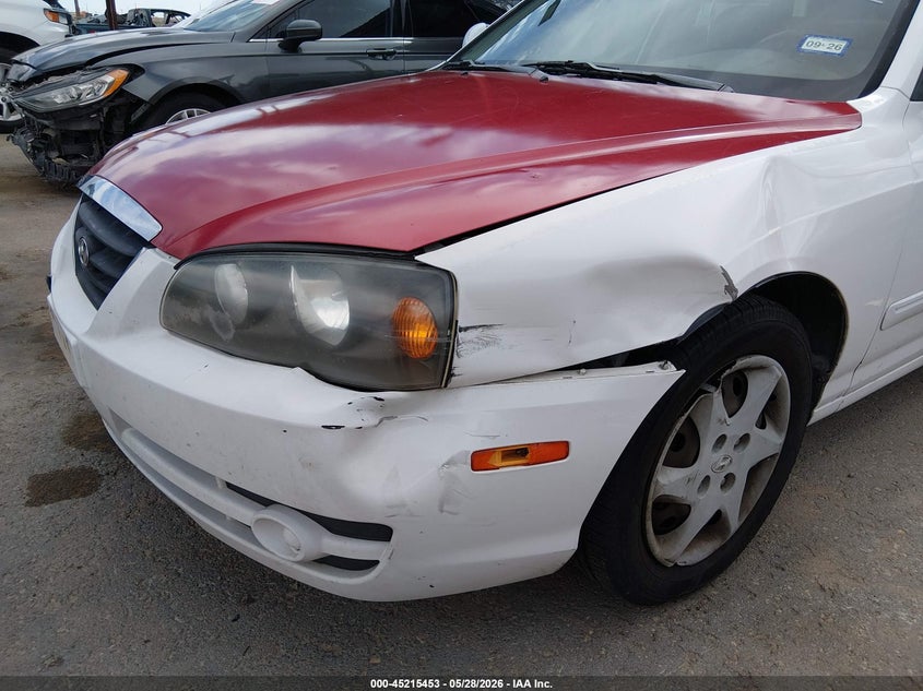 2004 Hyundai Elantra VIN KMHDN46D24U917617 IAAI salvage auction — FRONT & REAR, Original (Texas), sold $300 on 2026-07-15 (photo 6)