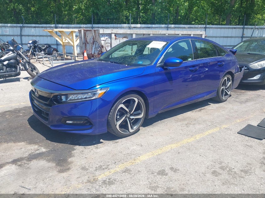 2020 Honda Accord VIN 1HGCV1F3XLA112892 IAAI salvage auction — REAR END, Salvage Title, sold $3,550 on 2026-07-27 (photo 2)