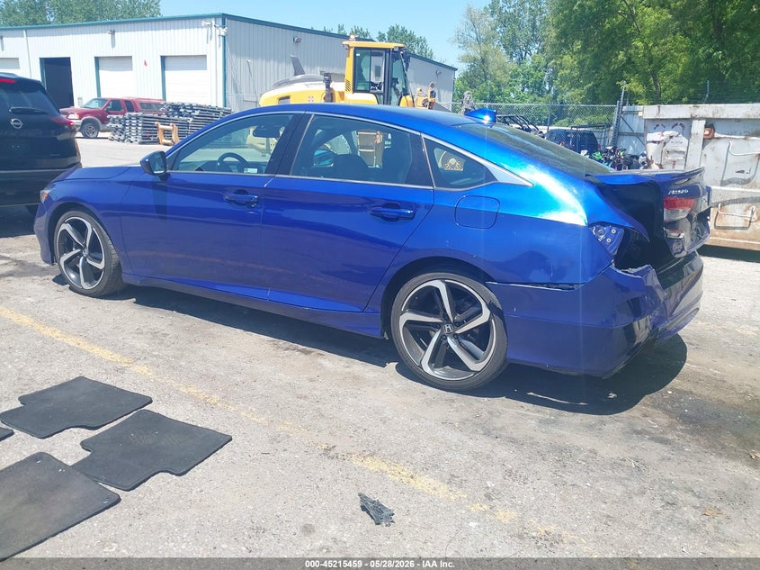2020 Honda Accord VIN 1HGCV1F3XLA112892 IAAI salvage auction — REAR END, Salvage Title, sold $3,550 on 2026-07-27 (photo 3)