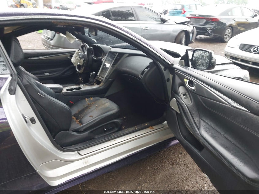 2019 Infiniti Q60 VIN JN1EV7EK5KM231095 IAAI salvage auction — FRONT END, Salvage Title, sold $2,400 on 2026-07-08 (photo 5)