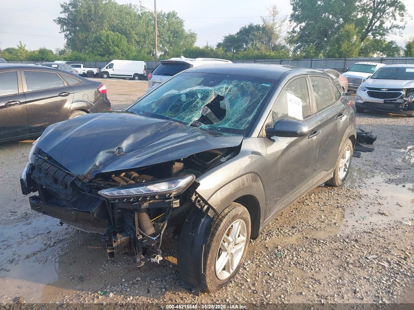 2021 Hyundai Kona VIN KM8K12AA3MU662321 IAAI salvage auction — FRONT END, Salvage Title, sold $2,100 on 2026-07-08 (photo 2)