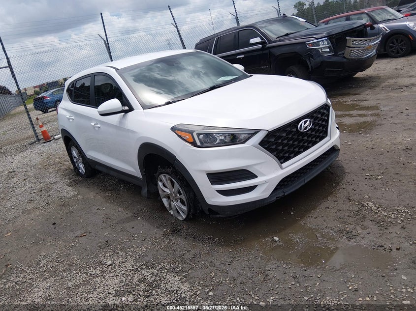 2021 Hyundai Tucson VIN KM8J23A40MU339014 IAAI salvage auction — SIDE, Salvage Title, sold $25 on 2026-07-12 (photo 1)