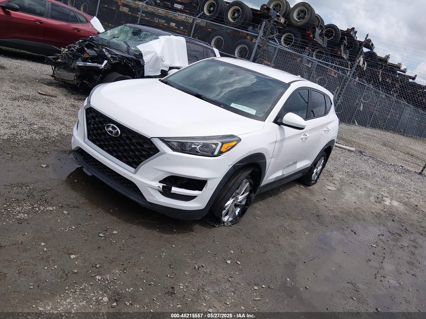 2021 Hyundai Tucson VIN KM8J23A40MU339014 IAAI salvage auction — SIDE, Salvage Title, sold $25 on 2026-07-12 (photo 2)