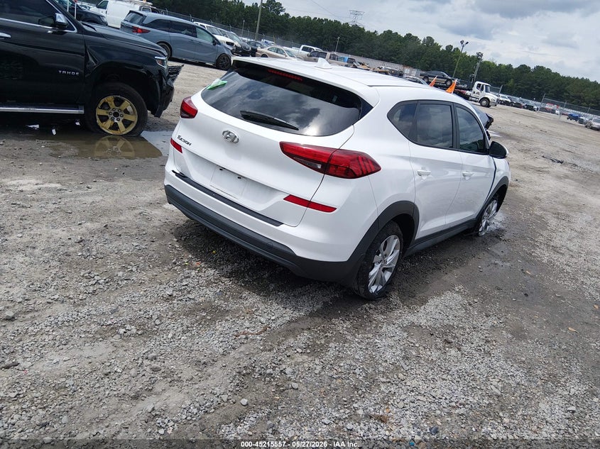 2021 Hyundai Tucson VIN KM8J23A40MU339014 IAAI salvage auction — SIDE, Salvage Title, sold $25 on 2026-07-12 (photo 4)