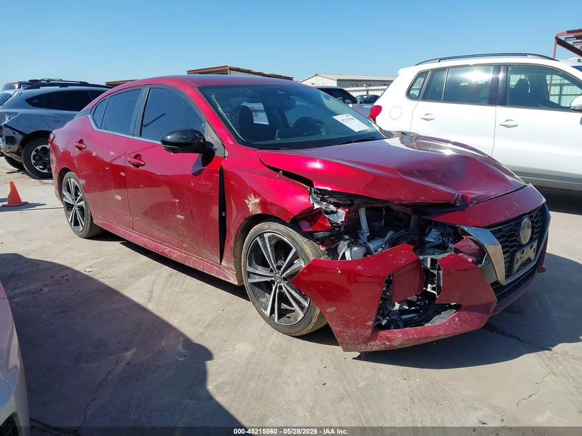 2021 Nissan Sentra VIN 3N1AB8DV3MY243321 IAAI salvage auction — RIGHT FRONT, Salvage Title, sold $3,300 on 2026-07-28 (photo 1)