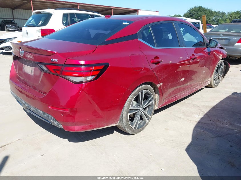 2021 Nissan Sentra VIN 3N1AB8DV3MY243321 IAAI salvage auction — RIGHT FRONT, Salvage Title, sold $3,300 on 2026-07-28 (photo 4)