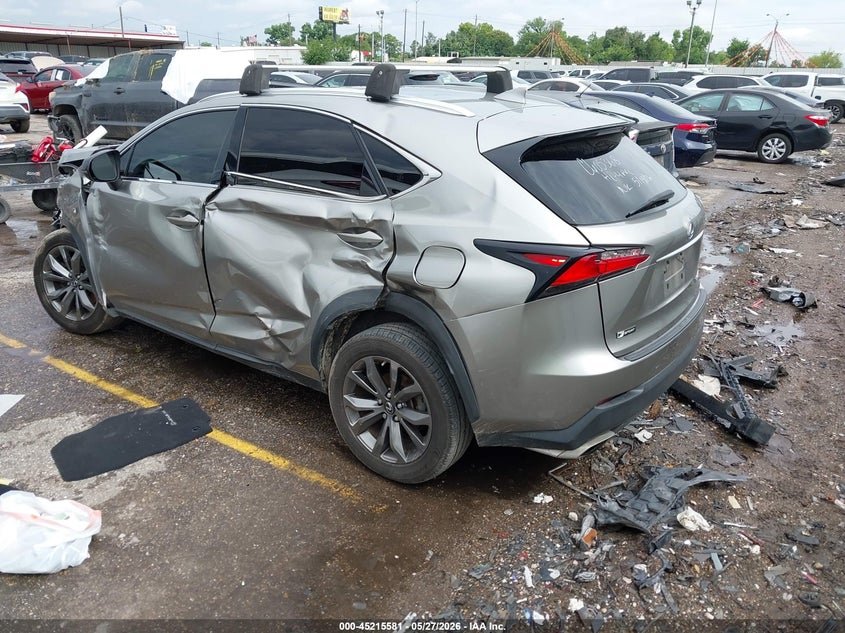 2016 Lexus Nx VIN JTJYARBZ0G2037531 IAAI salvage auction — LEFT FRONT, Salvage Title, sold $4,250 on 2026-07-10 (photo 3)