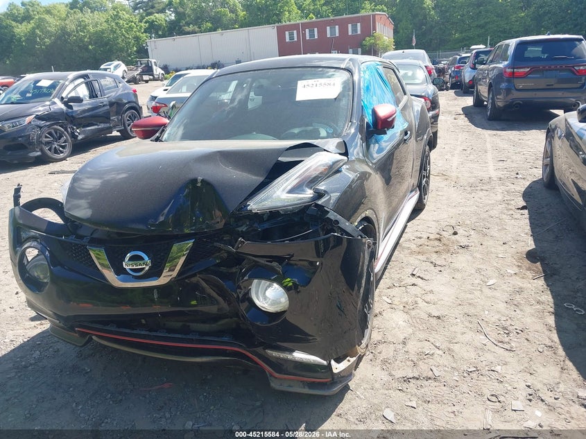 2015 Nissan Juke VIN JN8AF5MV9FT563744 IAAI salvage auction — FRONT END, Salvage Title, sold $700 on 2026-07-14 (photo 2)