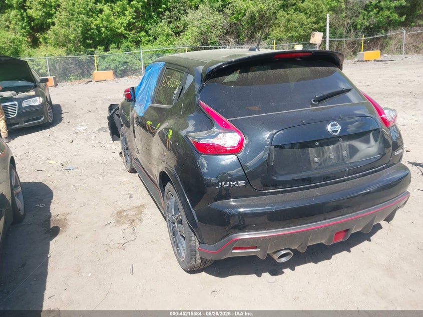 2015 Nissan Juke VIN JN8AF5MV9FT563744 IAAI salvage auction — FRONT END, Salvage Title, sold $700 on 2026-07-14 (photo 3)