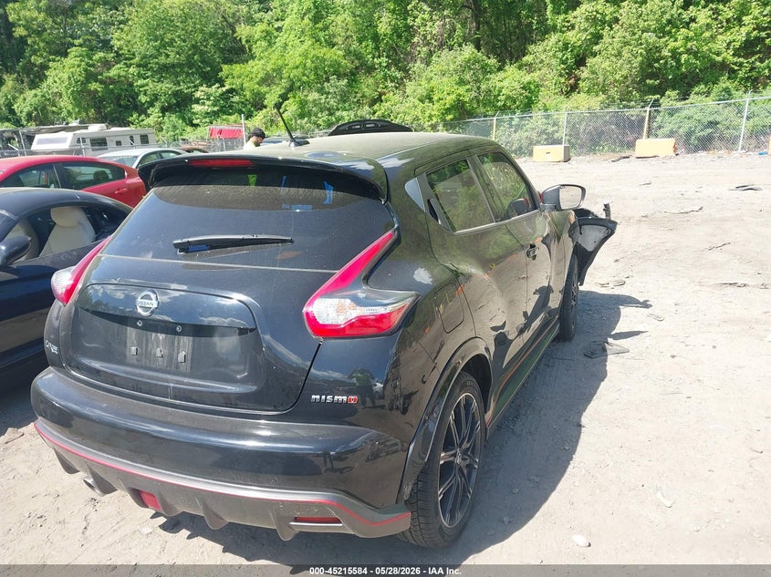 2015 Nissan Juke VIN JN8AF5MV9FT563744 IAAI salvage auction — FRONT END, Salvage Title, sold $700 on 2026-07-14 (photo 4)