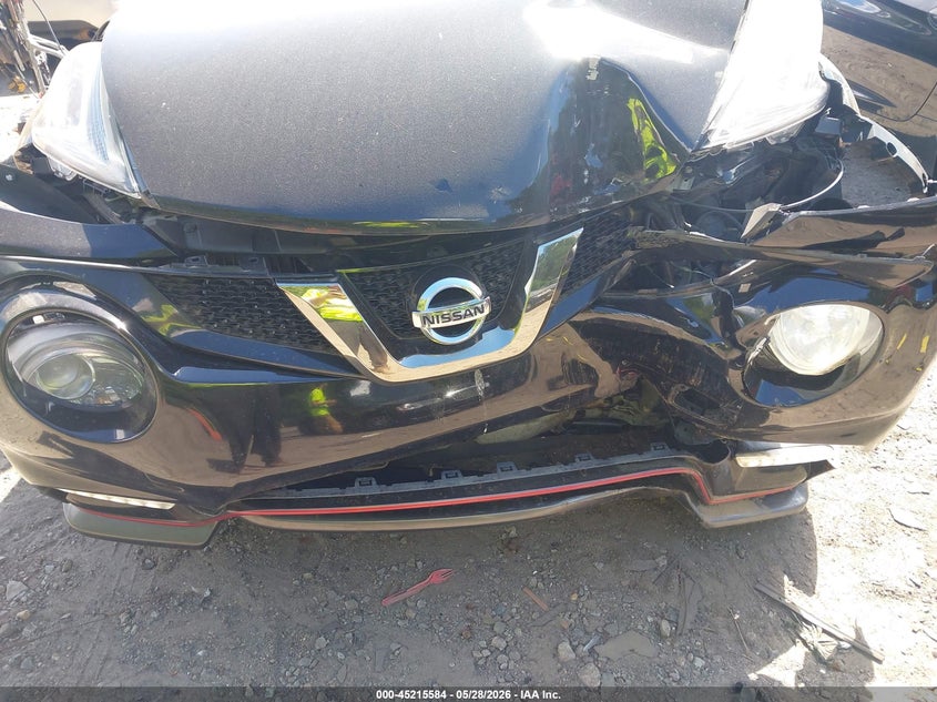2015 Nissan Juke VIN JN8AF5MV9FT563744 IAAI salvage auction — FRONT END, Salvage Title, sold $700 on 2026-07-14 (photo 6)