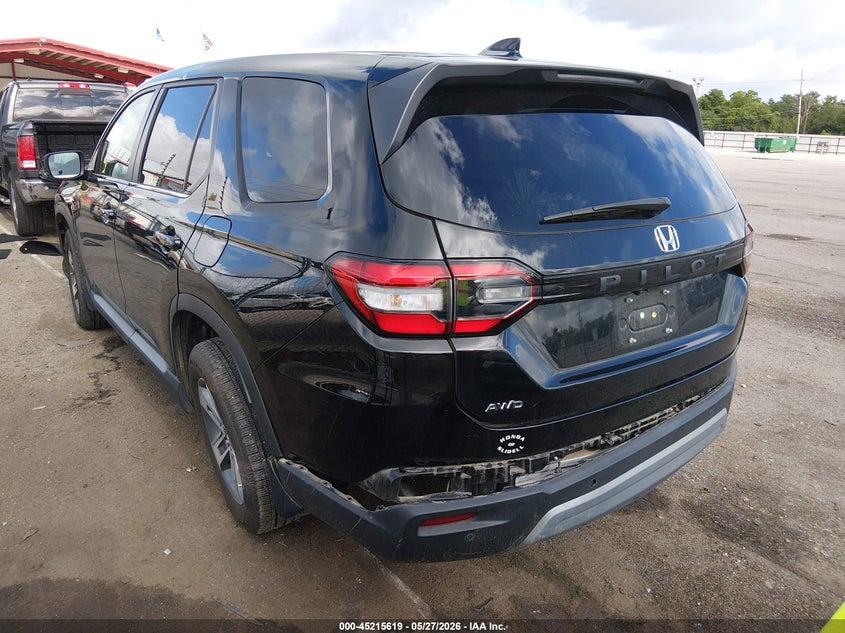2025 Honda Pilot VIN 5FNYG1H4XSB020269 IAAI salvage auction — RIGHT SIDE, Salvage Title, sold $10,600 on 2026-07-27 (photo 3)
