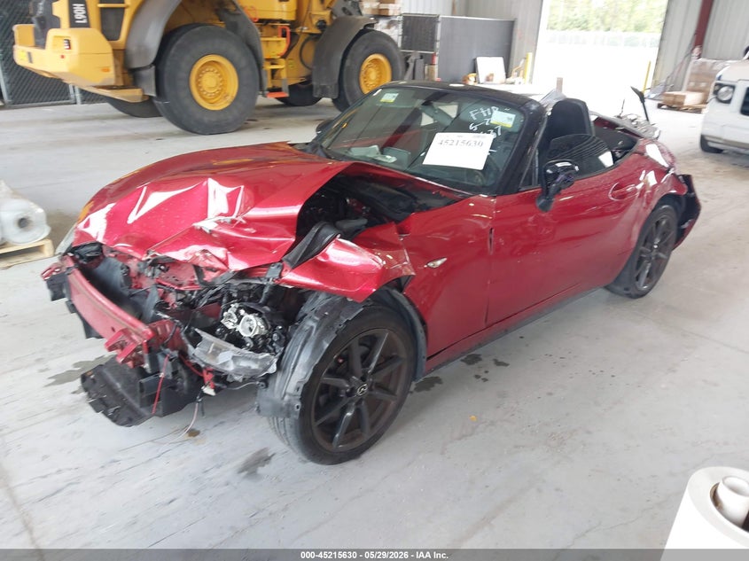 2016 Mazda Mx-5 VIN JM1NDAC70G0114437 IAAI salvage auction — FRONT & REAR, Salvage Title, sold $600 on 2026-07-06 (photo 2)