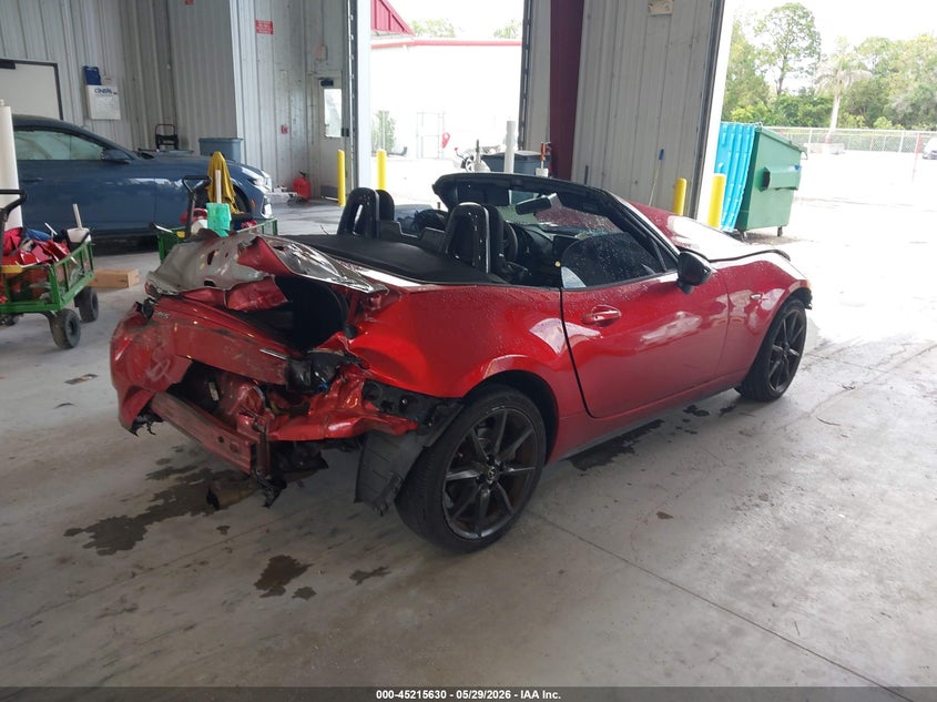 2016 Mazda Mx-5 VIN JM1NDAC70G0114437 IAAI salvage auction — FRONT & REAR, Salvage Title, sold $600 on 2026-07-06 (photo 4)