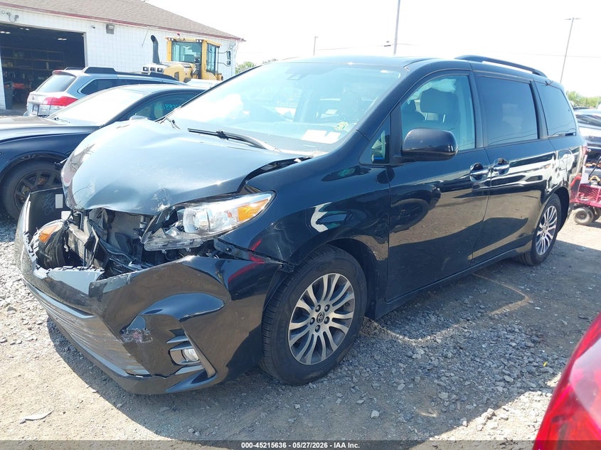 2020 Toyota Sienna VIN 5TDYZ3DC7LS082485 IAAI salvage auction — FRONT END, Mv-907A (New York), sold $4,550 on 2026-07-15 (photo 2)