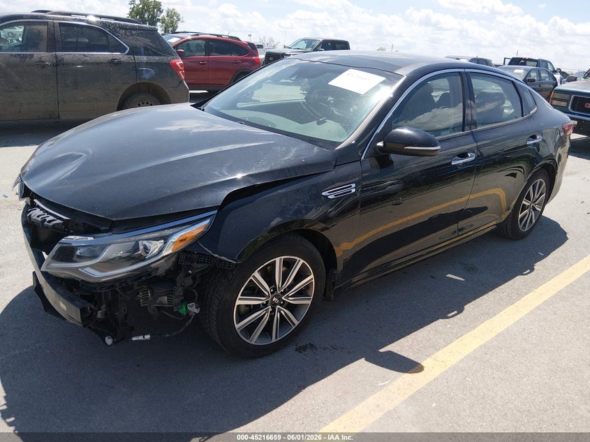 2019 Kia Optima VIN 5XXGU4L12KG316791 IAAI salvage auction — FRONT END, Salvage (Iowa), sold $2,000 on 2026-07-28 (photo 2)