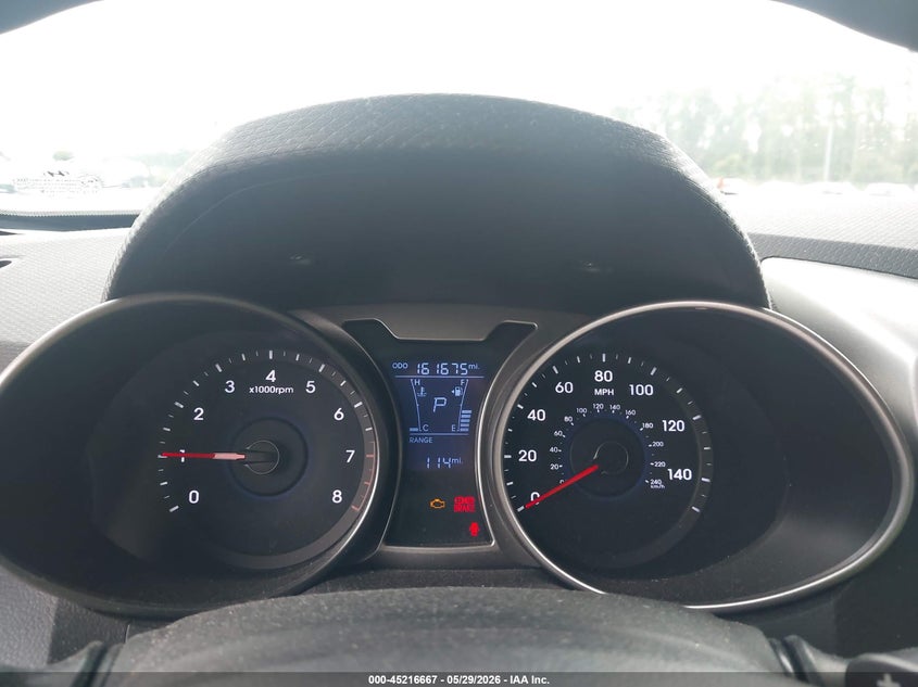 2014 Hyundai Veloster VIN KMHTC6AD4EU185268 IAAI salvage auction — NORMAL WEAR, Clear (Florida), sold $400 on 2026-07-14 (photo 7)