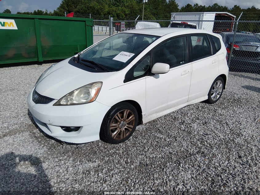 2011 Honda Fit VIN JHMGE8H57BC002004 IAAI salvage auction — FRONT END, Clear (Alabama), sold $375 on 2026-07-16 (photo 2)