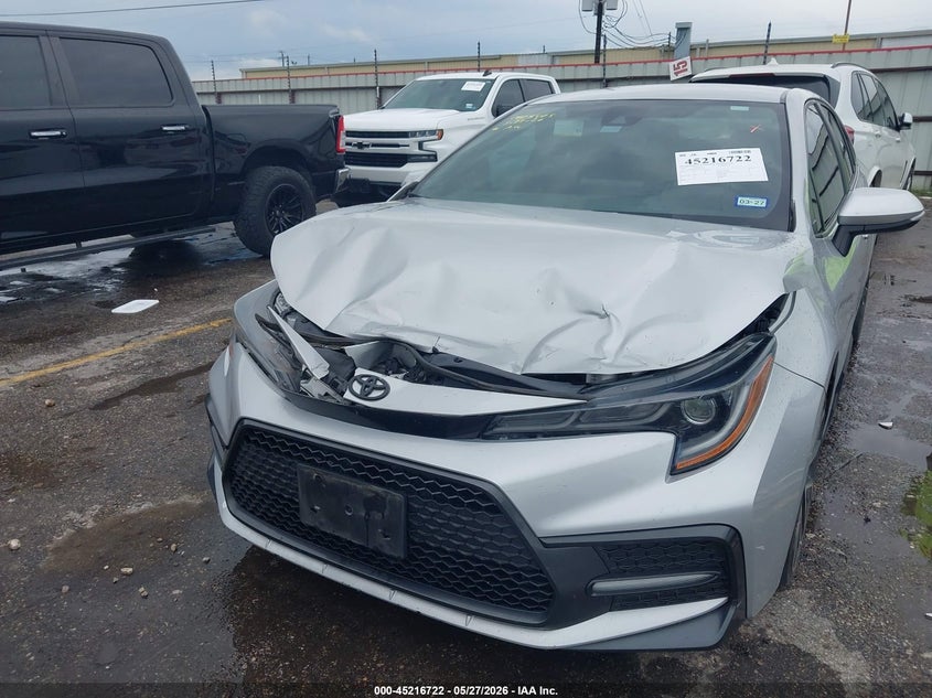 2022 Toyota Corolla VIN 5YFS4MCEXNP113236 IAAI salvage auction — FRONT END, Salvage Title, sold $6,400 on 2026-07-22 (photo 6)