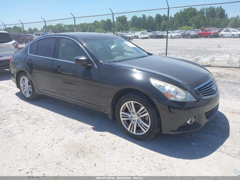 2011 Infiniti G37 VIN JN1CV6AR9BM411796 IAAI salvage auction — LEFT SIDE, Salvage (Kentucky), sold $25 on 2026-07-29 (photo 1)