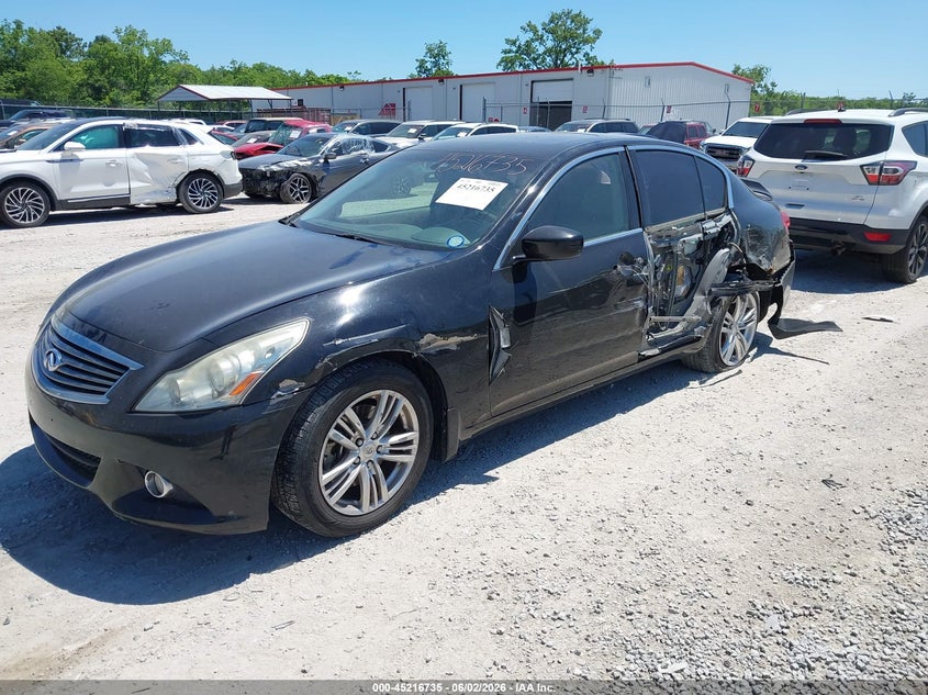 2011 Infiniti G37 VIN JN1CV6AR9BM411796 IAAI salvage auction — LEFT SIDE, Salvage (Kentucky), sold $25 on 2026-07-29 (photo 2)