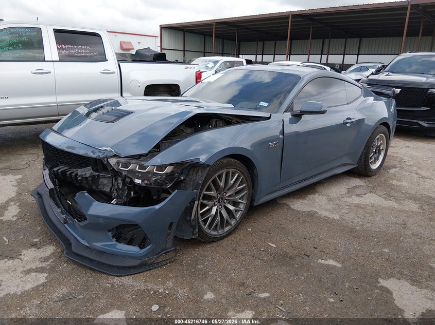 2024 Ford Mustang VIN 1FA6P8CF1R5431201 IAAI salvage auction — FRONT END, Salvage Title, sold $17,000 on 2026-07-28 (photo 2)
