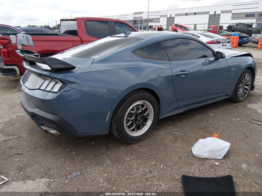 2024 Ford Mustang VIN 1FA6P8CF1R5431201 IAAI salvage auction — FRONT END, Salvage Title, sold $17,000 on 2026-07-28 (photo 4)