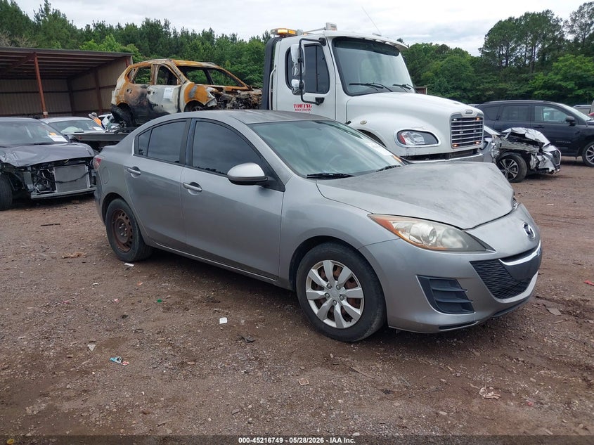 2010 Mazda 3 VIN JM1BL1SFXA1232205 IAAI salvage auction — LEFT FRONT, Salvage (Alabama), sold $225 on 2026-07-22 (photo 1)