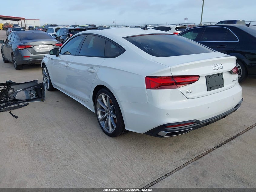 2025 Audi A5 VIN WAUDACF57SA018265 IAAI salvage auction — FRONT END, Original (Texas), sold $19,975 on 2026-07-24 (photo 3)