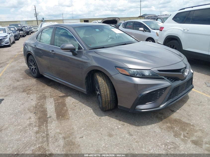 2023 Toyota Camry VIN 4T1G11AK5PU752972 IAAI salvage auction — LEFT FRONT, Salvage Title, sold $6,200 on 2026-08-06 (photo 1)