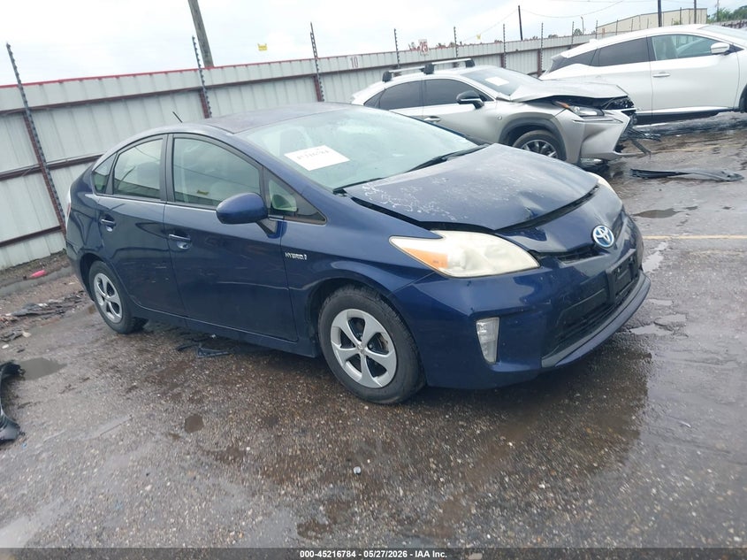 2012 Toyota Prius VIN JTDKN3DU1C1490780 IAAI salvage auction — FRONT END, Original (Texas), sold $1,550 on 2026-07-29 (photo 1)