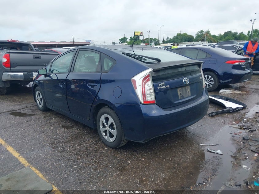 2012 Toyota Prius VIN JTDKN3DU1C1490780 IAAI salvage auction — FRONT END, Original (Texas), sold $1,550 on 2026-07-29 (photo 3)