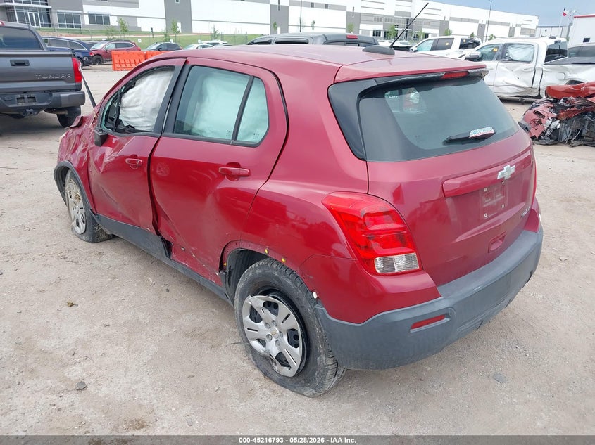 2015 Chevrolet Trax VIN KL7CJKSB1FB245257 IAAI salvage auction — ALL OVER, Salvage Title, sold $475 on 2026-07-21 (photo 3)