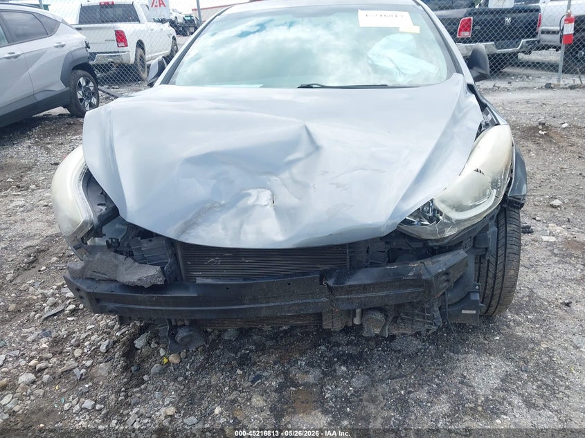 2016 Hyundai Elantra VIN KMHDH4AE9GU623711 IAAI salvage auction — FRONT END, Salvage Title, sold $950 on 2026-07-15 (photo 6)