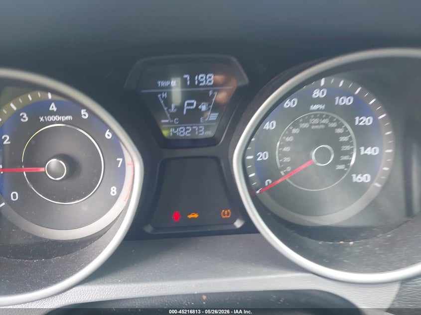 2016 Hyundai Elantra VIN KMHDH4AE9GU623711 IAAI salvage auction — FRONT END, Salvage Title, sold $950 on 2026-07-15 (photo 7)