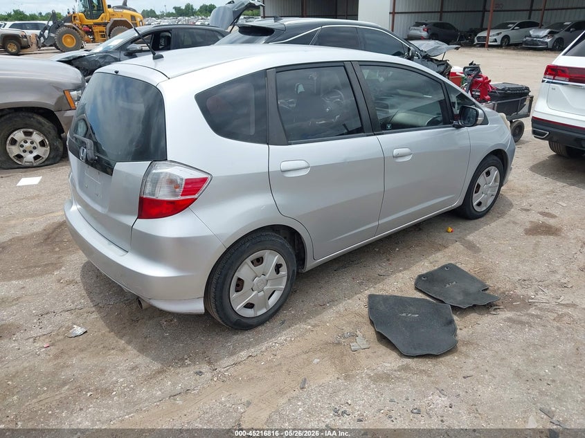 2012 Honda Fit VIN JHMGE8H36CC040811 IAAI salvage auction — LEFT SIDE, Salvage Title, sold $1,350 on 2026-07-15 (photo 4)