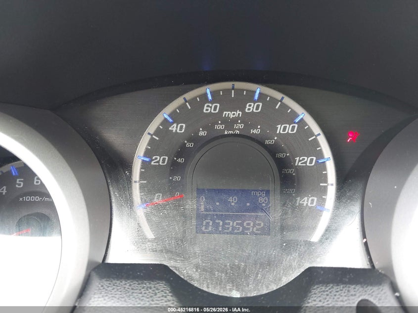 2012 Honda Fit VIN JHMGE8H36CC040811 IAAI salvage auction — LEFT SIDE, Salvage Title, sold $1,350 on 2026-07-15 (photo 7)