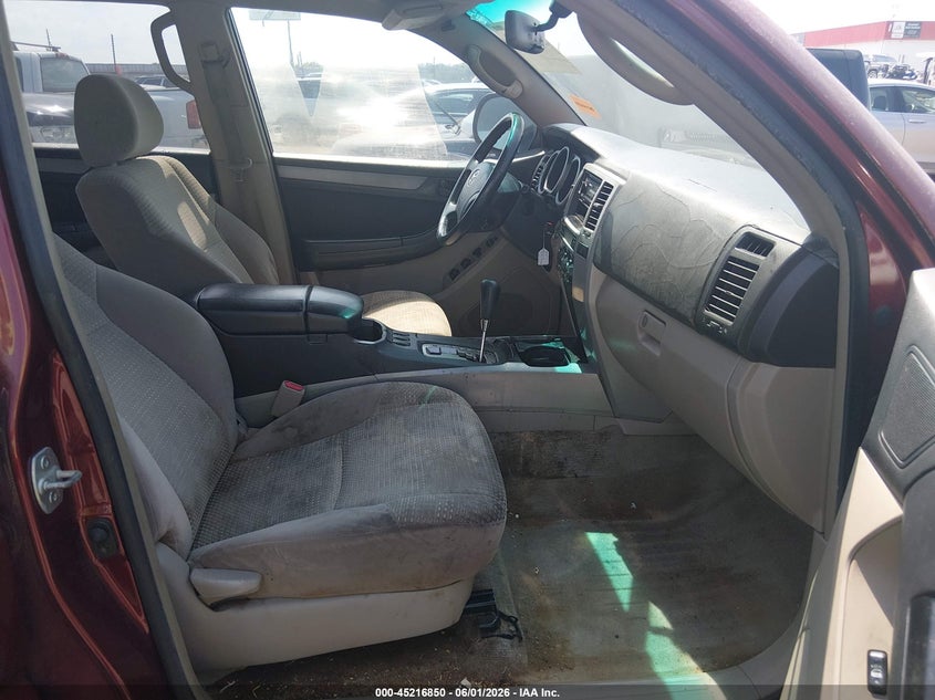 2005 Toyota 4runner VIN JTEZU14R958036266 IAAI salvage auction — NORMAL WEAR, Clear (Arkansas), sold $1,650 on 2026-07-08 (photo 5)