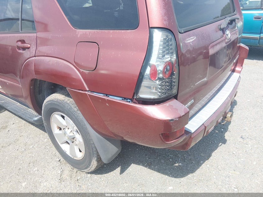 2005 Toyota 4runner VIN JTEZU14R958036266 IAAI salvage auction — NORMAL WEAR, Clear (Arkansas), sold $1,650 on 2026-07-08 (photo 6)