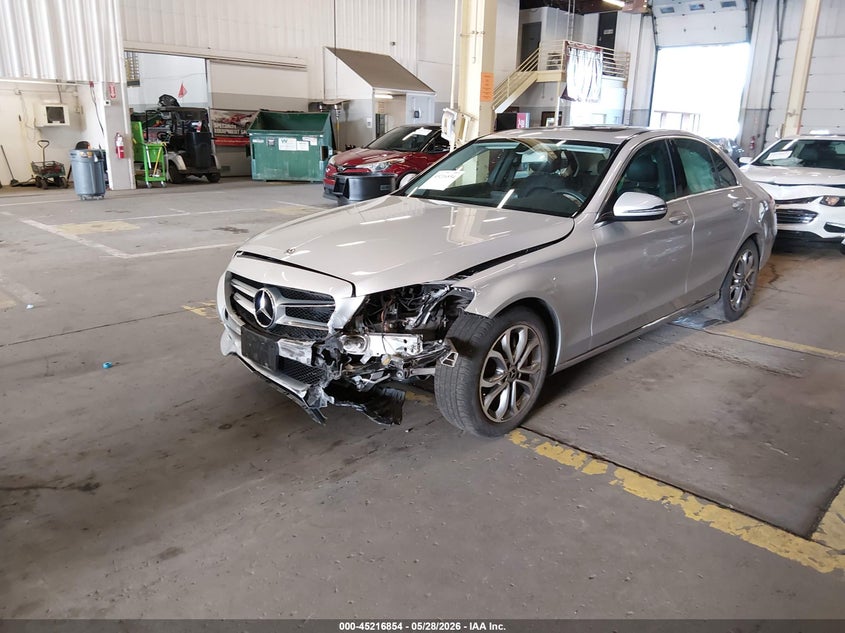 2018 Mercedes-benz C-klasse VIN 55SWF4JB1JU245116 IAAI salvage auction — FRONT END, Salvage (Oregon), sold $5,700 on 2026-07-09 (photo 2)
