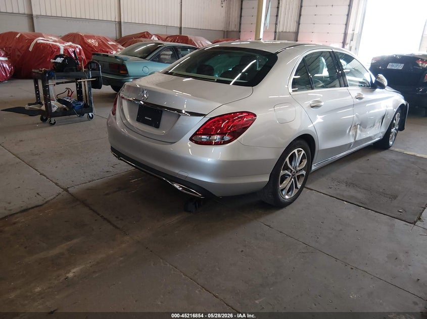 2018 Mercedes-benz C-klasse VIN 55SWF4JB1JU245116 IAAI salvage auction — FRONT END, Salvage (Oregon), sold $5,700 on 2026-07-09 (photo 4)