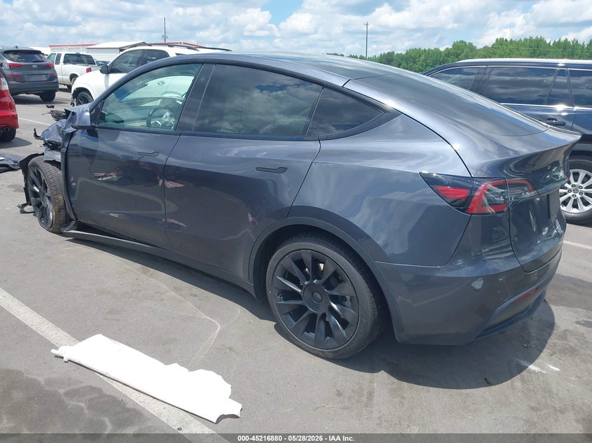 2021 Tesla Model y VIN 5YJYGDEE5MF259701 IAAI salvage auction — FRONT END, Salvage Title, sold $5,475 on 2026-07-09 (photo 3)