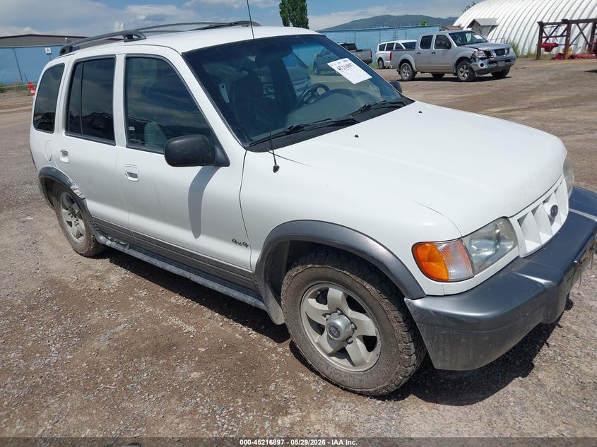 2002 Kia Sportage VIN KNDJA723725158780 IAAI salvage auction — LEFT SIDE, Clear (Montana), sold $150 on 2026-07-08 (photo 1)
